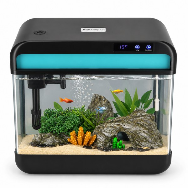 AquaImpact® Smart Nano Aquarium (13L) Kompakt & Selbstreinigend