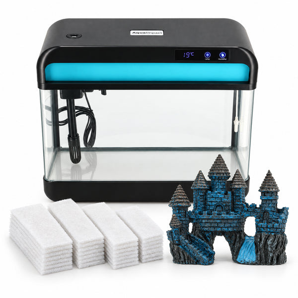 26L AquaImpact Starterpaket mit Aquarium, Dekoration und Ersatzfiltern